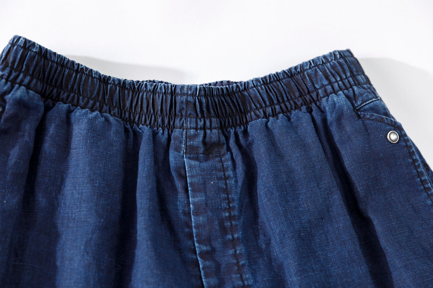 SARTO / 261-11003 SHORT PANTS - INDIGO LINEN