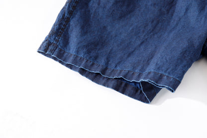 SARTO / 261-11003 SHORT PANTS - INDIGO LINEN