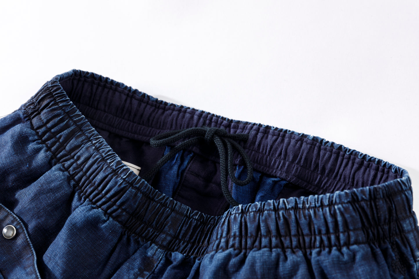 SARTO / 261-11003 SHORT PANTS - INDIGO LINEN