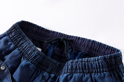 SARTO / 261-11003 SHORT PANTS - INDIGO LINEN