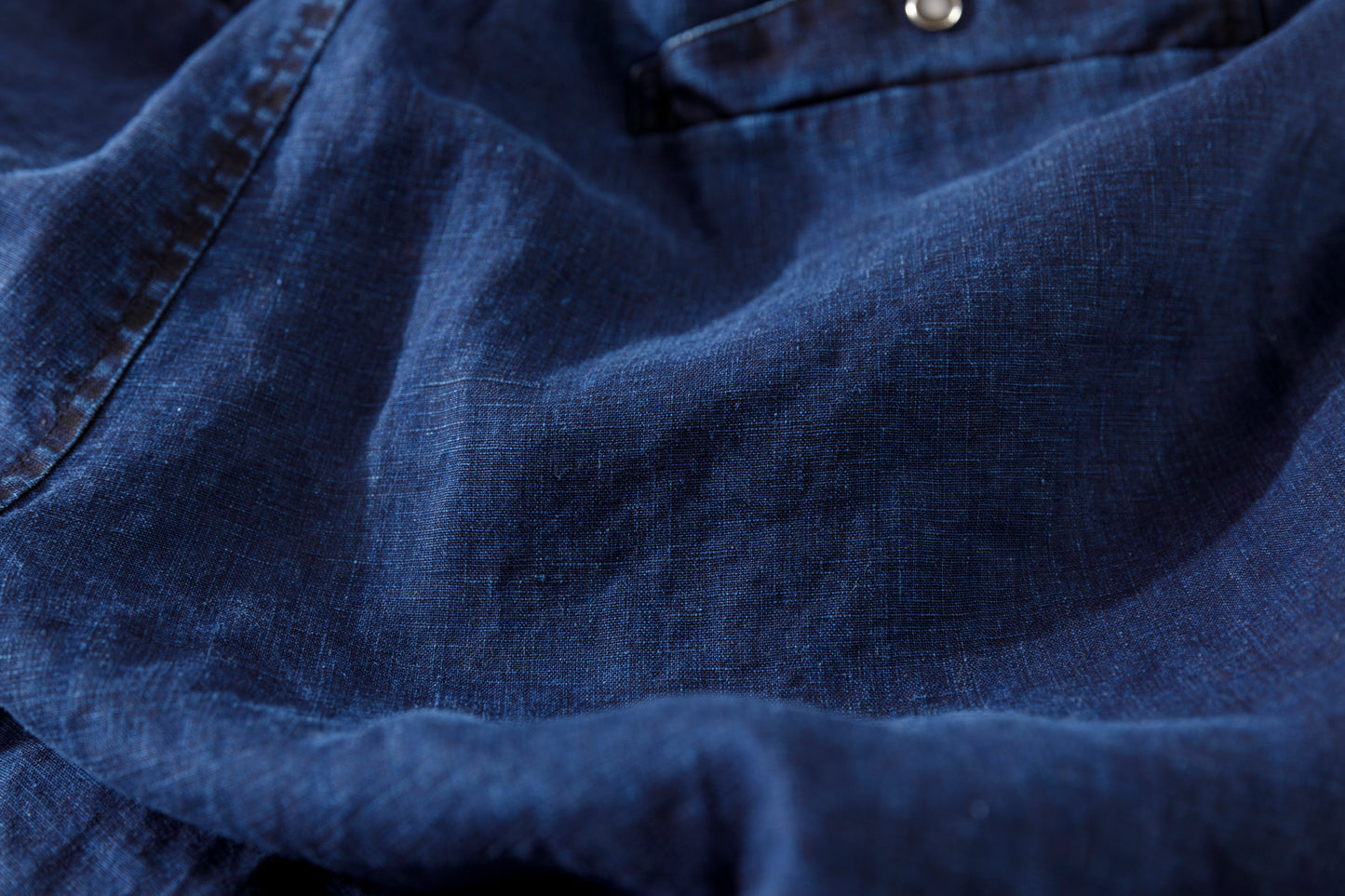 SARTO / 261-11003 SHORT PANTS - INDIGO LINEN