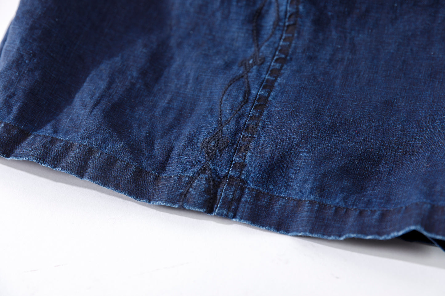 SARTO / 261-11003 SHORT PANTS - INDIGO LINEN