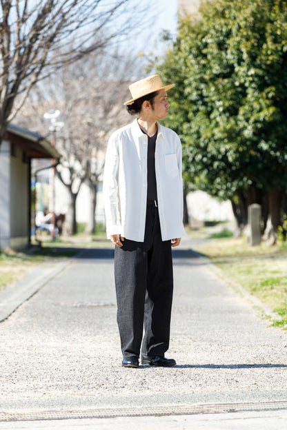 THE FACTORY MADE / HANAMUGI BOATER HAT【FM009】