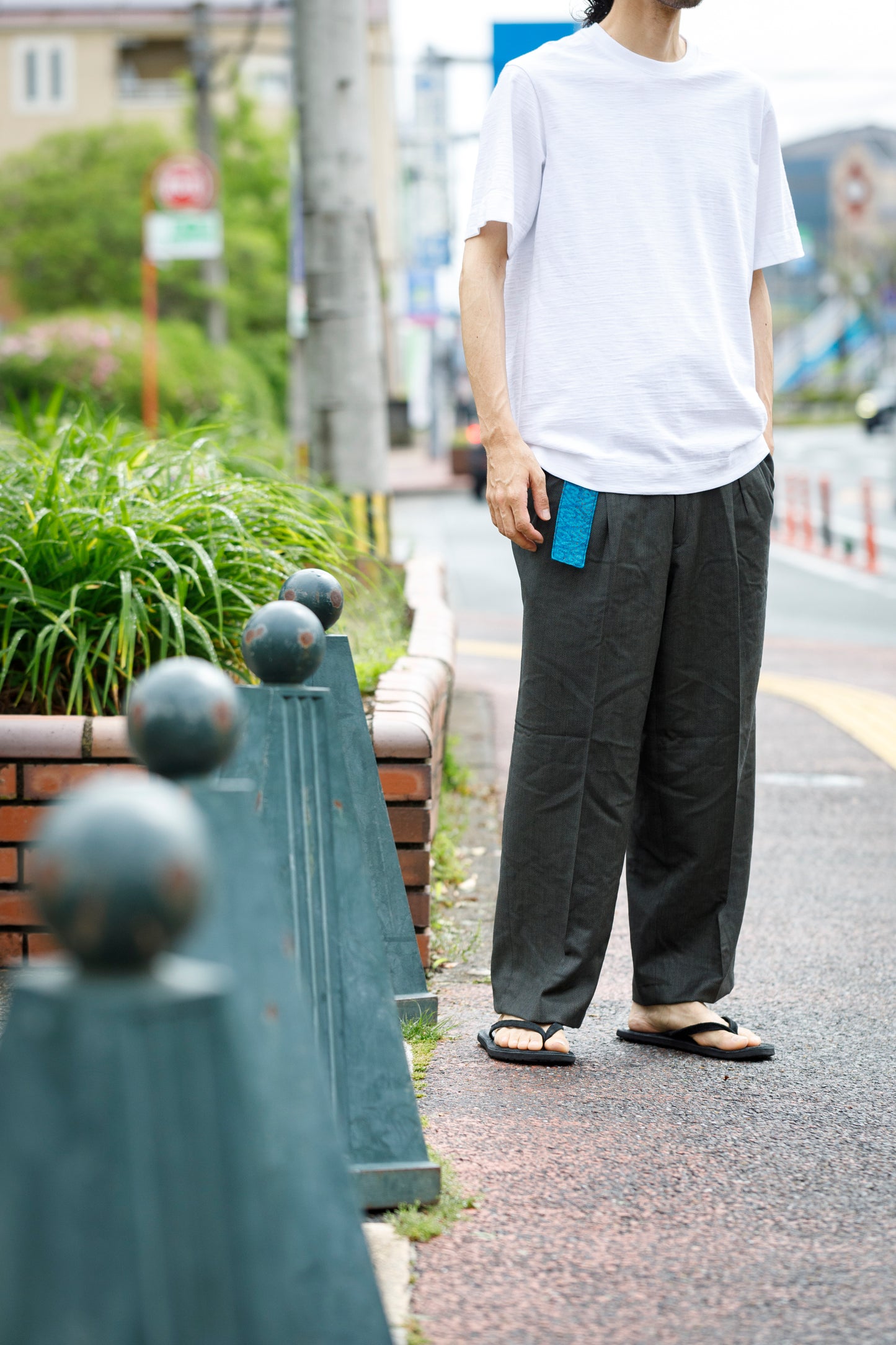CHANGES / CH4108 Remake Slacks Pants (刺子ベルト) - Type A