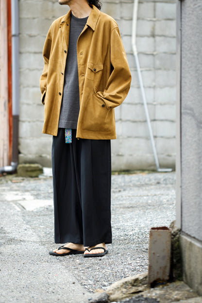 SARTO 261-01001 Half Coat(Metis Goat Suede Leather) - Brown Gold