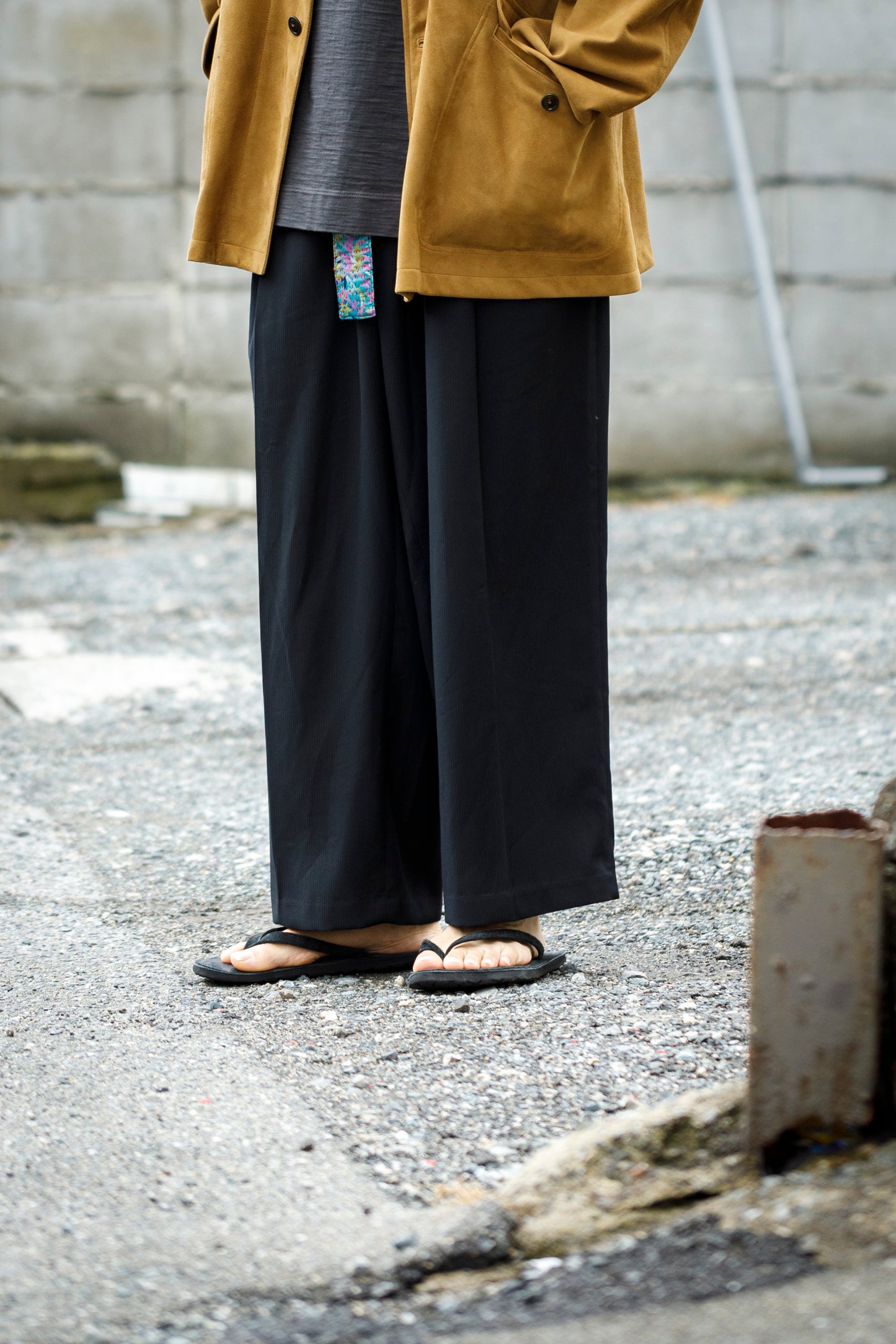 CHANGES / CH4108 Remake Slacks Pants (刺子ベルト) - Type B
