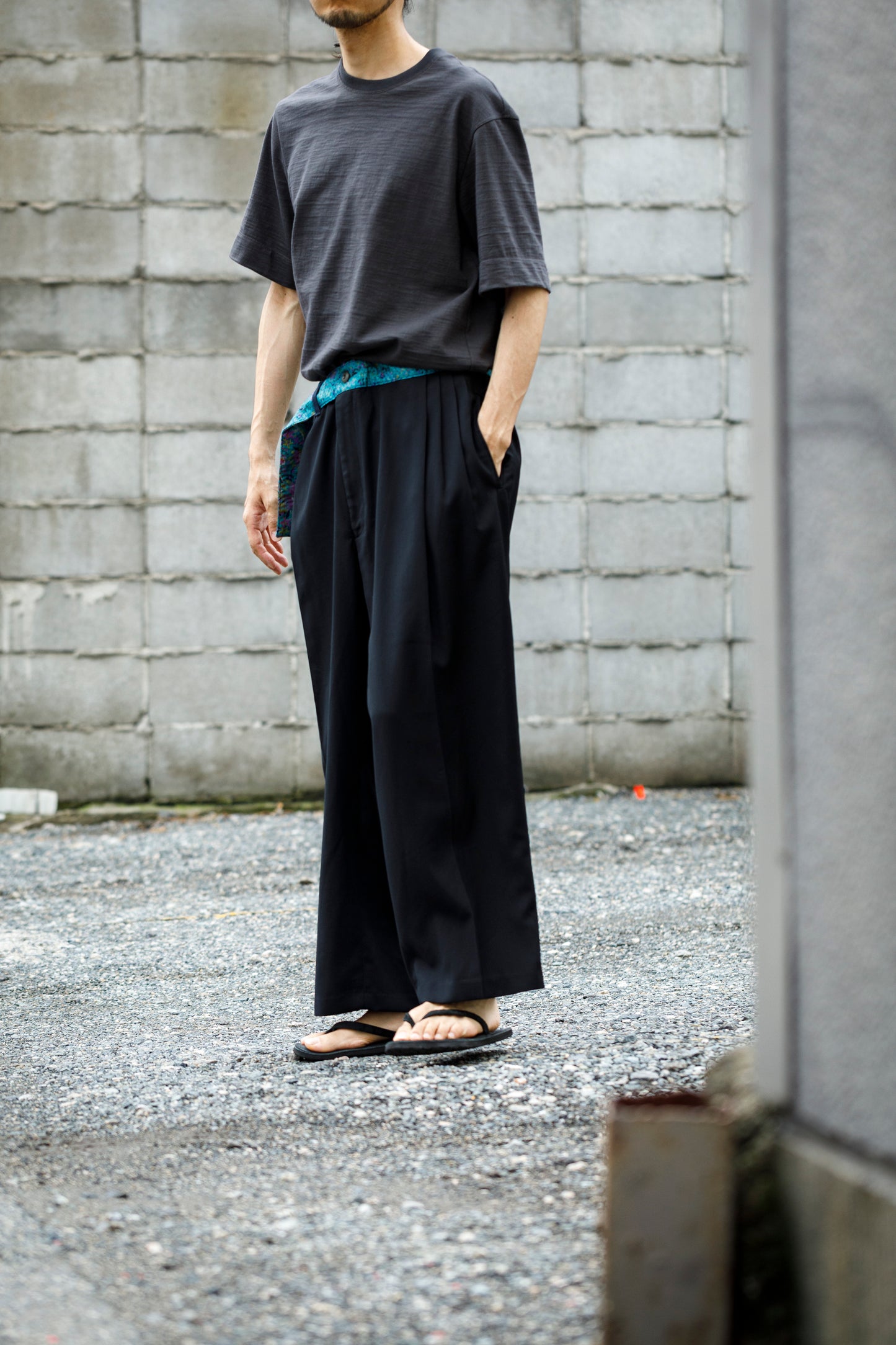 CHANGES / CH4108 Remake Slacks Pants (刺子ベルト) - Type B