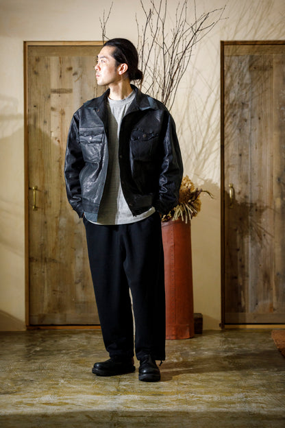 WONDER ROOM WWH-003 "WHALE" Sweat Slacks - Black