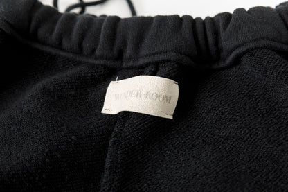 WONDER ROOM WWH-003 "WHALE" Sweat Slacks - Black