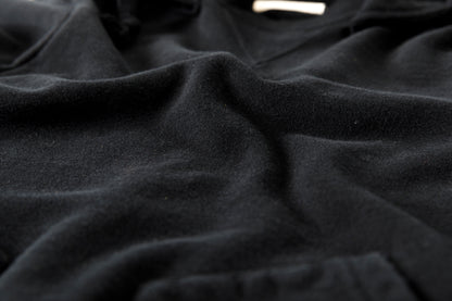 WONDER ROOM WWH-001 "WHALE" Atozuke Hoodie - Black