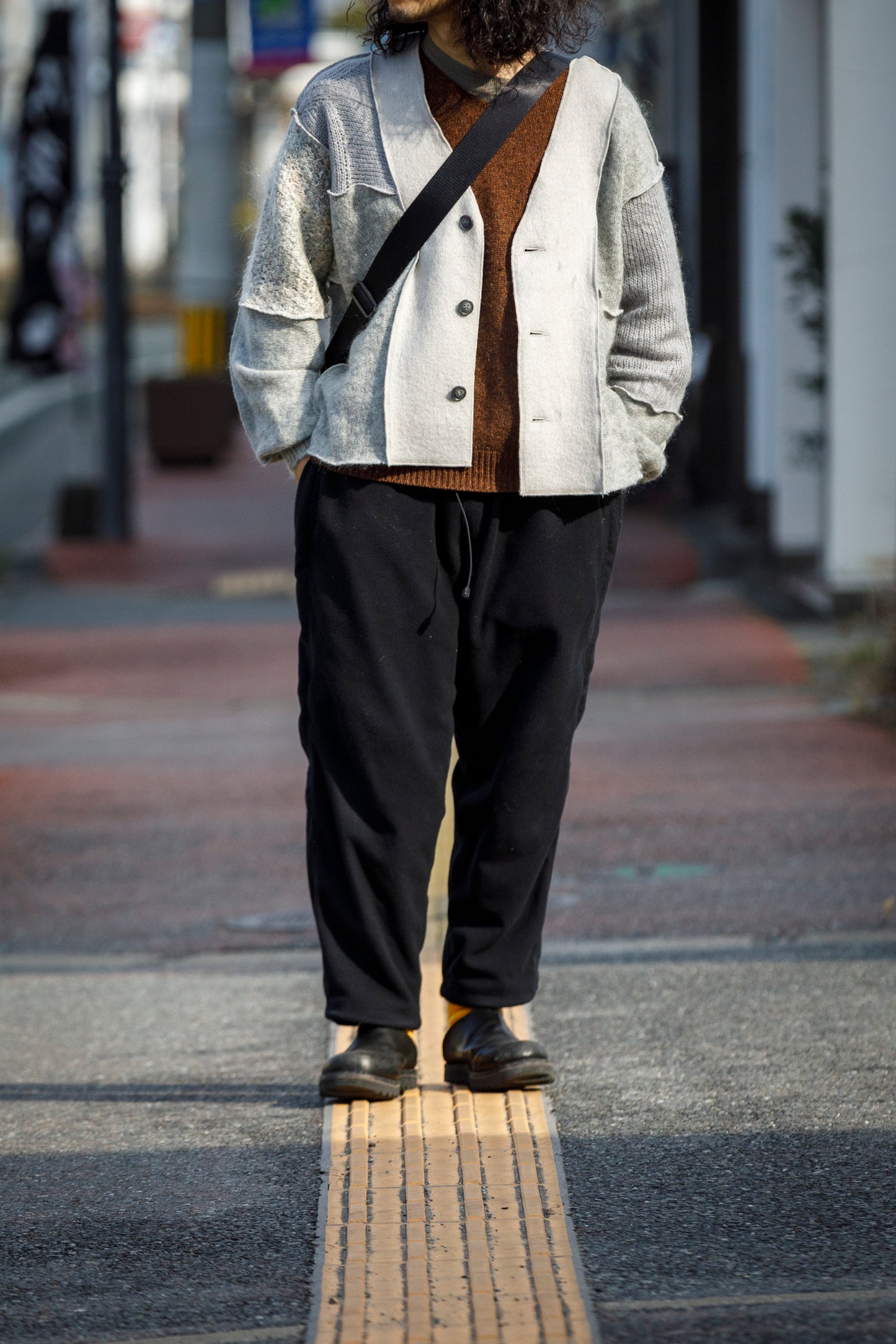 CHANGES / CH5061 Mohair Cardigan - Grey