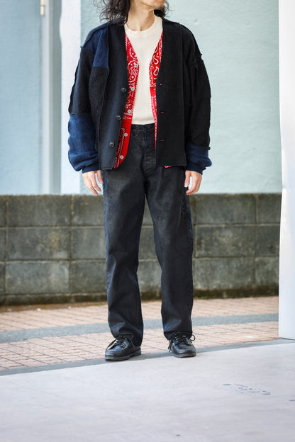 CHANGES / CH5061 Mohair Cardigan - Black (Type B)