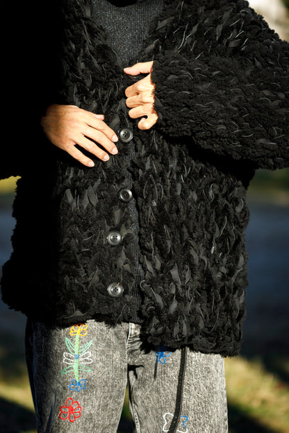 GOODKARMA DEVELOPMENT /  MOUTON CARDIGAN “CHARLIE” - BACK