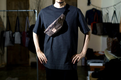 Willow Pants / P-015 Waist Pouch - Cowhide Suede(Leopard Print)