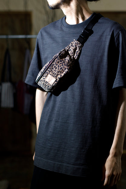 Willow Pants / P-015 Waist Pouch - Cowhide Suede(Leopard Print)