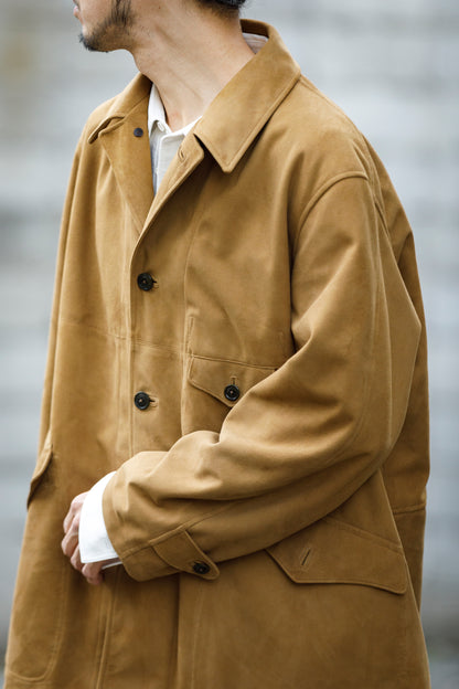 SARTO 261-01001 Half Coat(Metis Goat Suede Leather) - Brown Gold