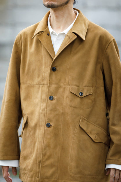 SARTO 261-01001 Half Coat(Metis Goat Suede Leather) - Brown Gold