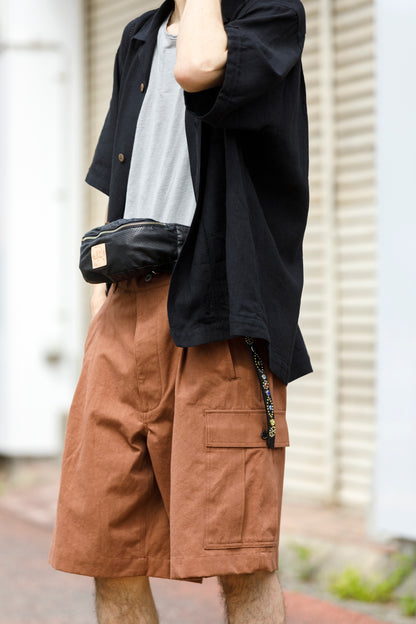 Willow Pants / P-015 Waist Pouch - Cowhide Punching Leather