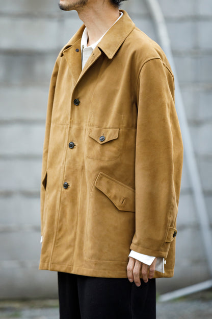 SARTO 261-01001 Half Coat(Metis Goat Suede Leather) - Brown Gold