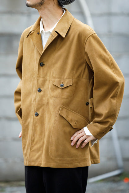 SARTO 261-01001 Half Coat(Metis Goat Suede Leather) - Brown Gold