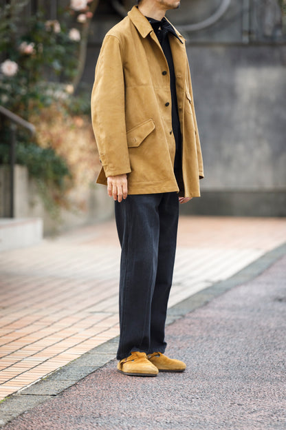 SARTO 261-01001 Half Coat(Metis Goat Suede Leather) - Brown Gold