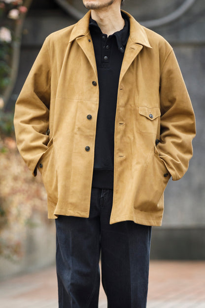 SARTO 261-01001 Half Coat(Metis Goat Suede Leather) - Brown Gold