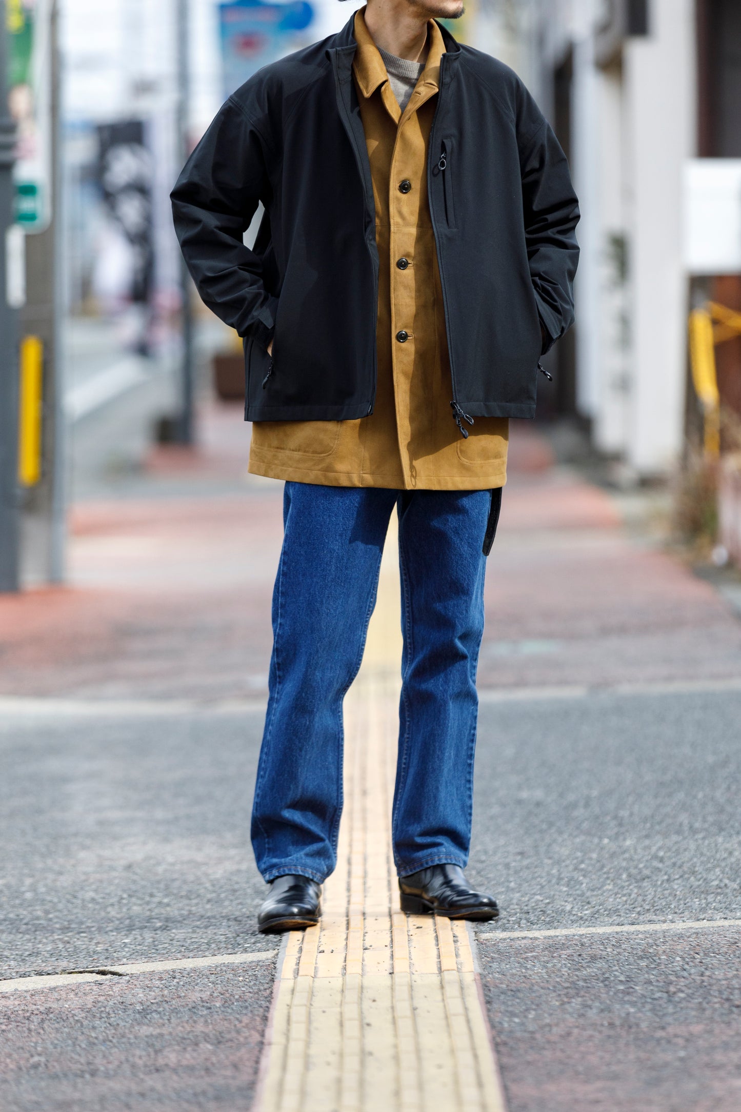 SARTO 261-01001 Half Coat(Metis Goat Suede Leather) - Brown Gold