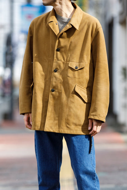 SARTO 261-01001 Half Coat(Metis Goat Suede Leather) - Brown Gold