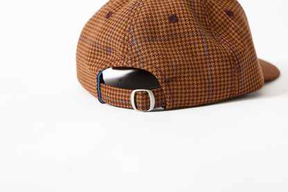 THE FACTORY MADE CHECK BICOLOR CAP - BROWN【FM841-061】