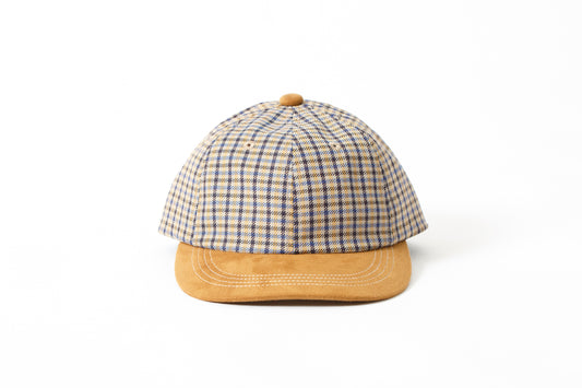 THE FACTORY MADE CHECK BICOLOR CAP - BEIGE【FM841-006】