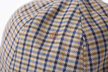 THE FACTORY MADE CHECK BICOLOR CAP - BEIGE【FM841-006】