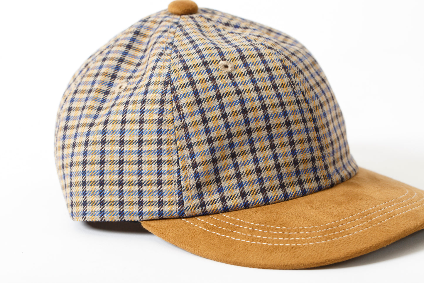 THE FACTORY MADE CHECK BICOLOR CAP - BEIGE【FM841-006】