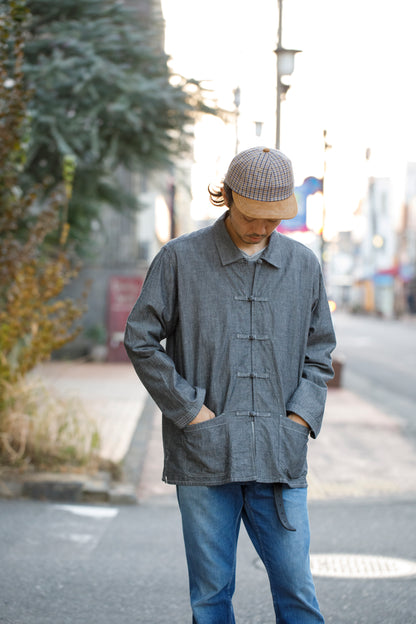 THE FACTORY MADE CHECK BICOLOR CAP - BEIGE【FM841-006】